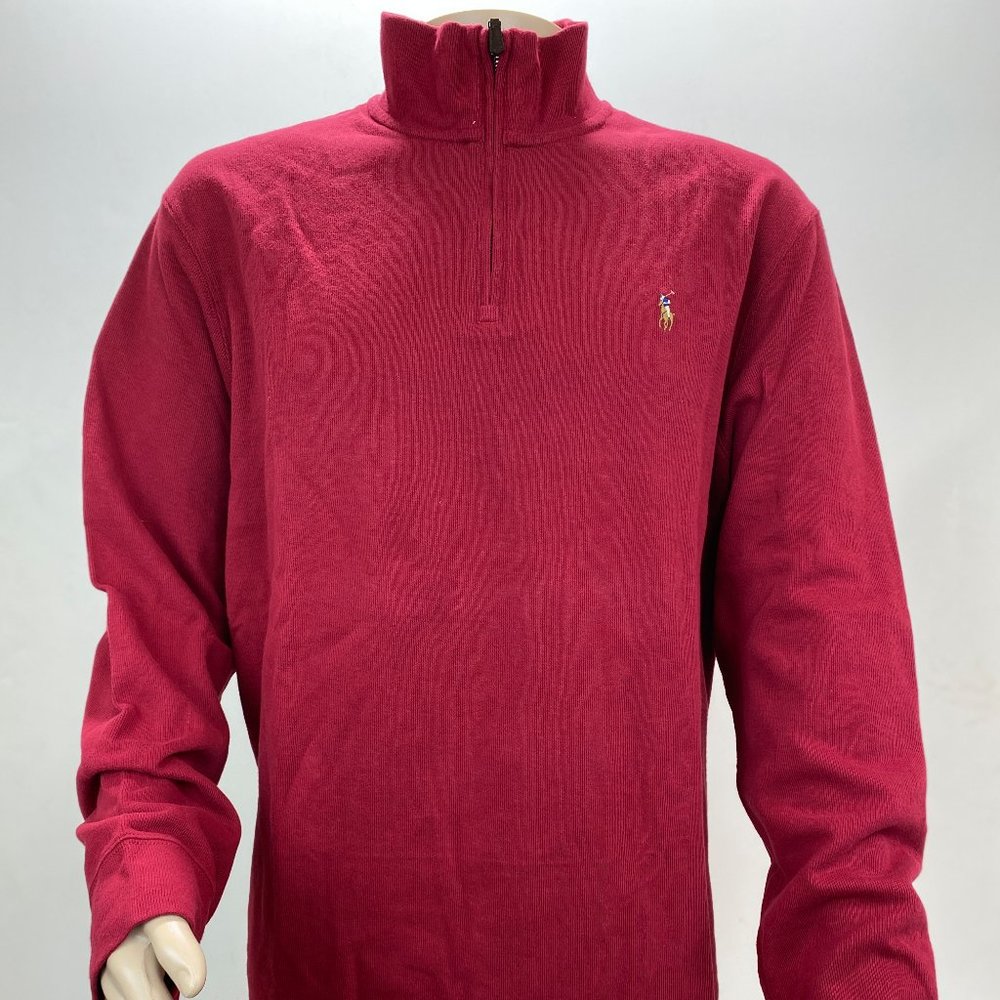 Polo Ralph Lauren Luxury Jersey Pullover Wine
